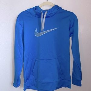 Blue Nike Swoosh Hoodie